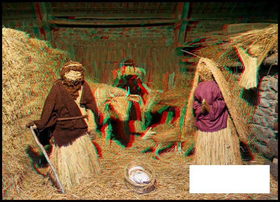 Crèche en paille