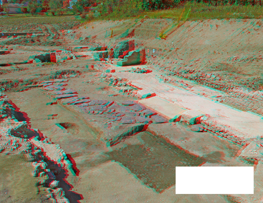Vue générale du Sanctuaire au 2 Temples de Trémonteix