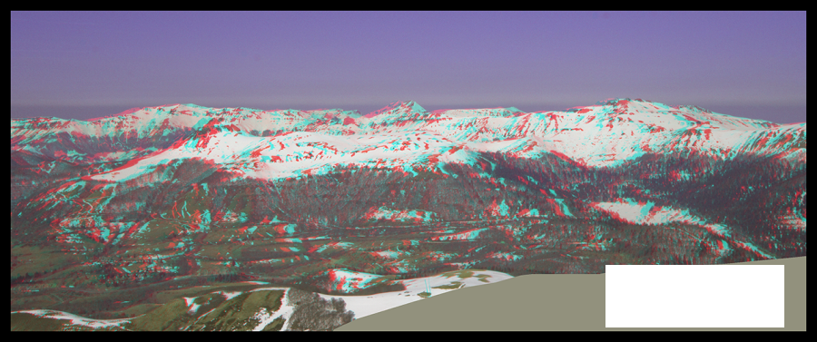 Deux vallées aux sommets stratovolcanisés