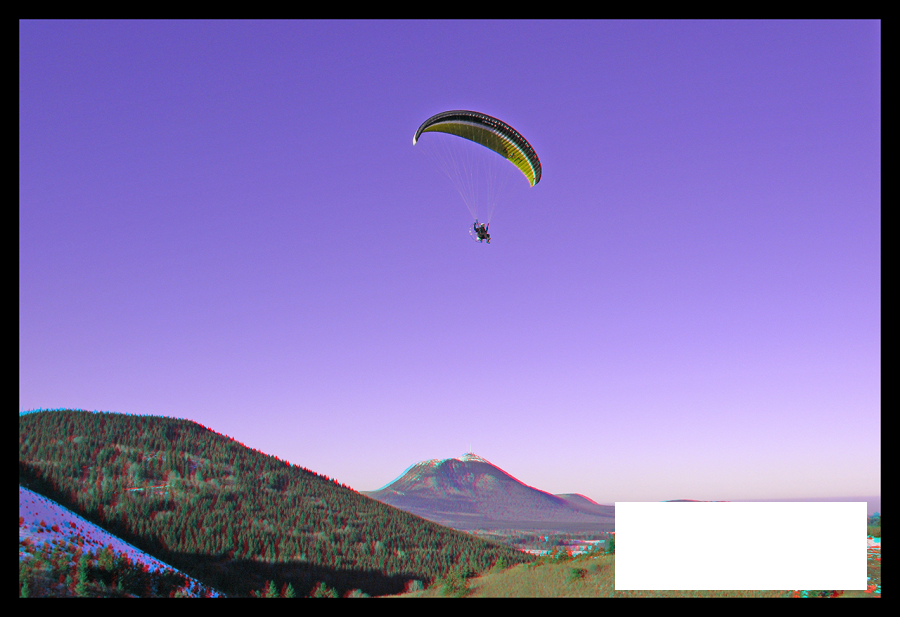 Au dessus des volcans...