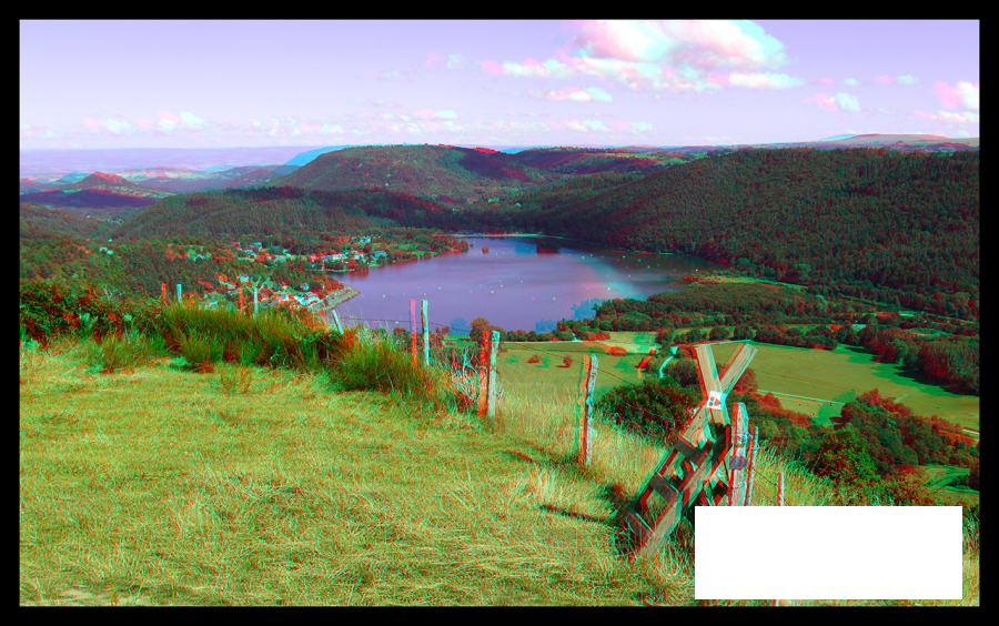 Lac Chambon et passe clôture