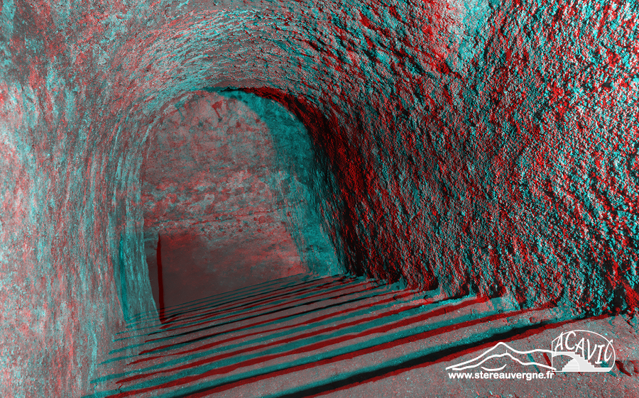 Escalier d'accès aux caves