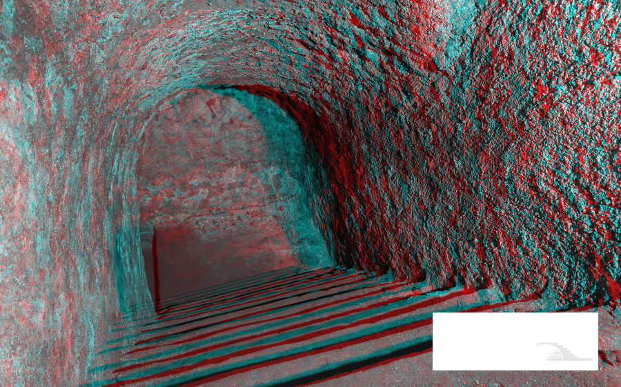 Escalier d'accès aux caves