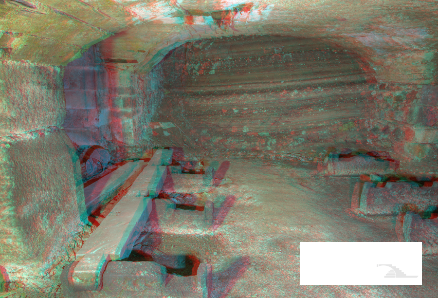 La Salle B et ses chantiers pour  tonneaux de vin (demi-couleur)