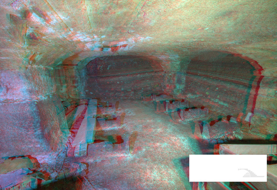 La Salle B et ses chantiers pour tonneaux de vin (demi-couleur)