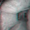 Mur d'entrée sous l'escalier (N&B)