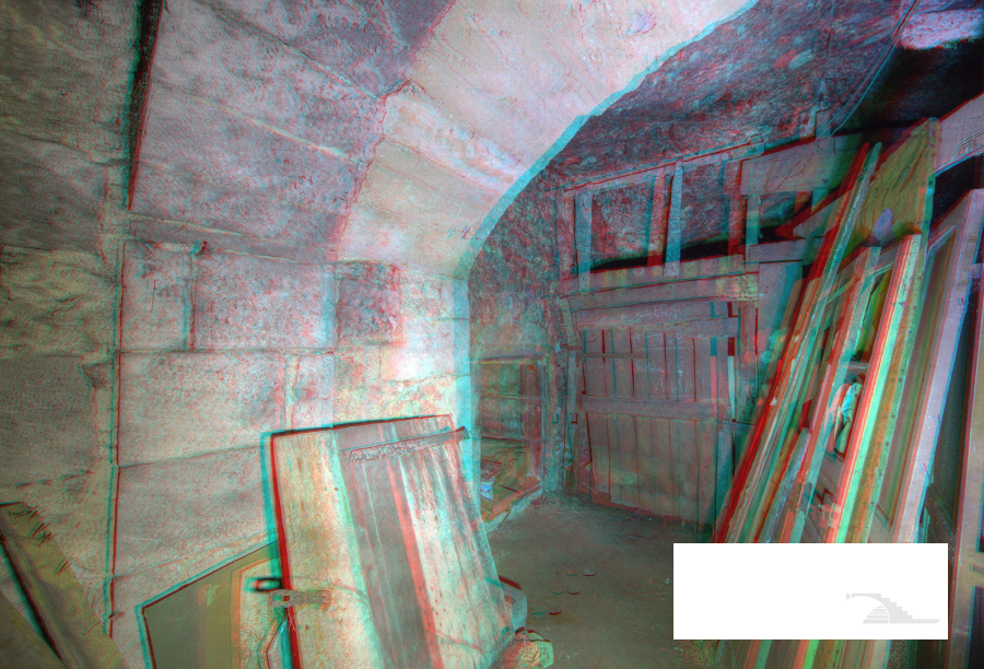 Pièce des remises à charbon (demi-couleur)