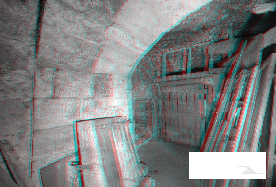 Pièce des remises à charbon (N&B)