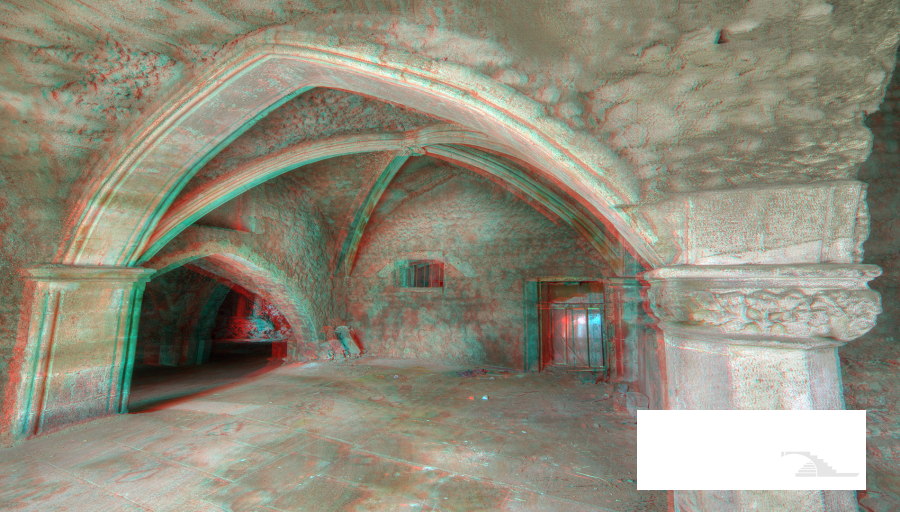 Salle de la Croisée d'Ogives (demi-couleur)