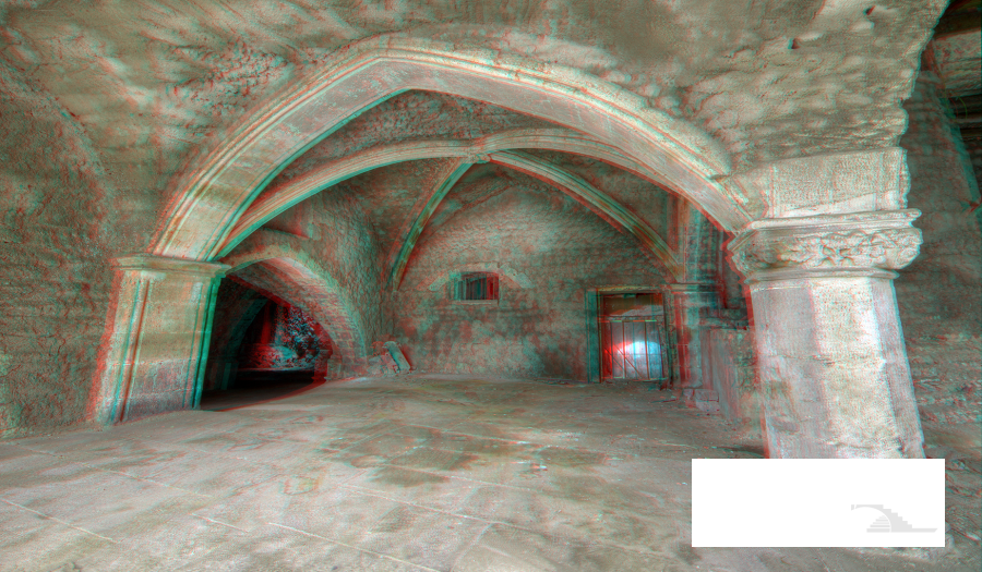 Salle de la Croisée d'Ogives (demi-couleur)