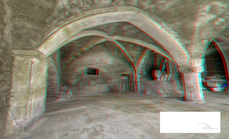 Salle de la Croisée d'Ogives (demi-couleur)