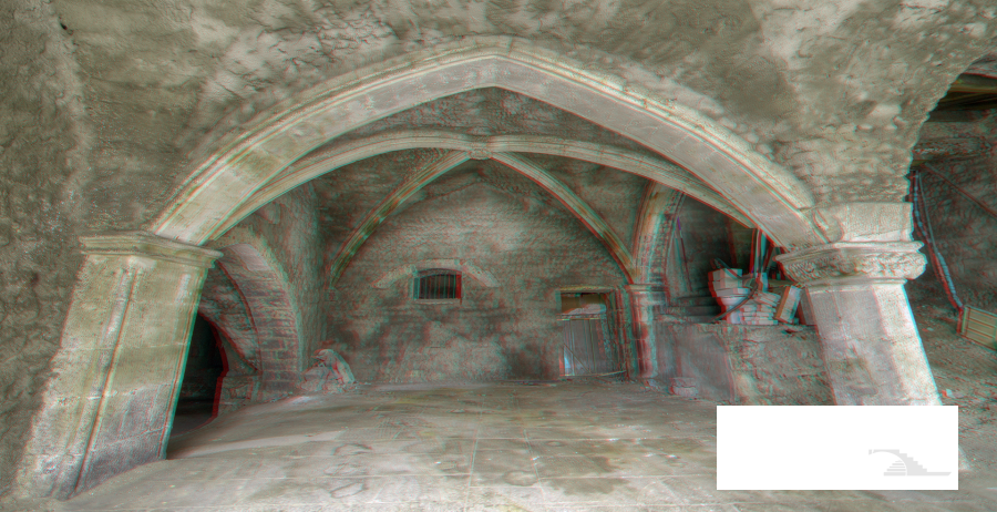 Salle de la Croisée d'Ogives (demi-couleur)