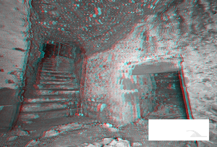 Niveau-2 en bas de l'escalier (N&B)