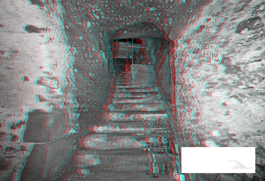 La cage de l'escalier (N&B)