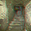La cage de l'escalier (demi-couleur)