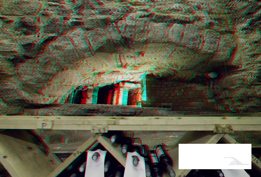 Niveau -1 Salle A hypocauste (demi-couleur)