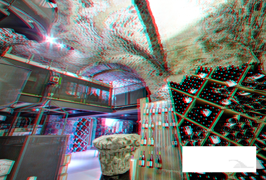 Niveau -1 Salle A chapiteau (demi-couleur)