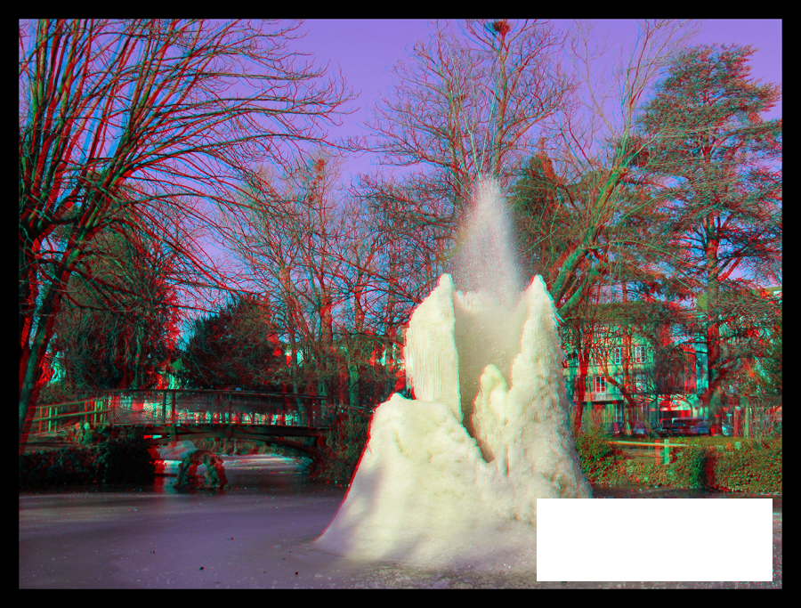 Jet gelé glacé