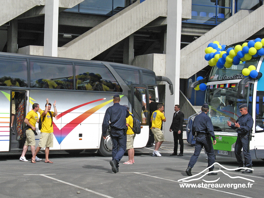 Les premiers pas dans l'enceinte du Stade