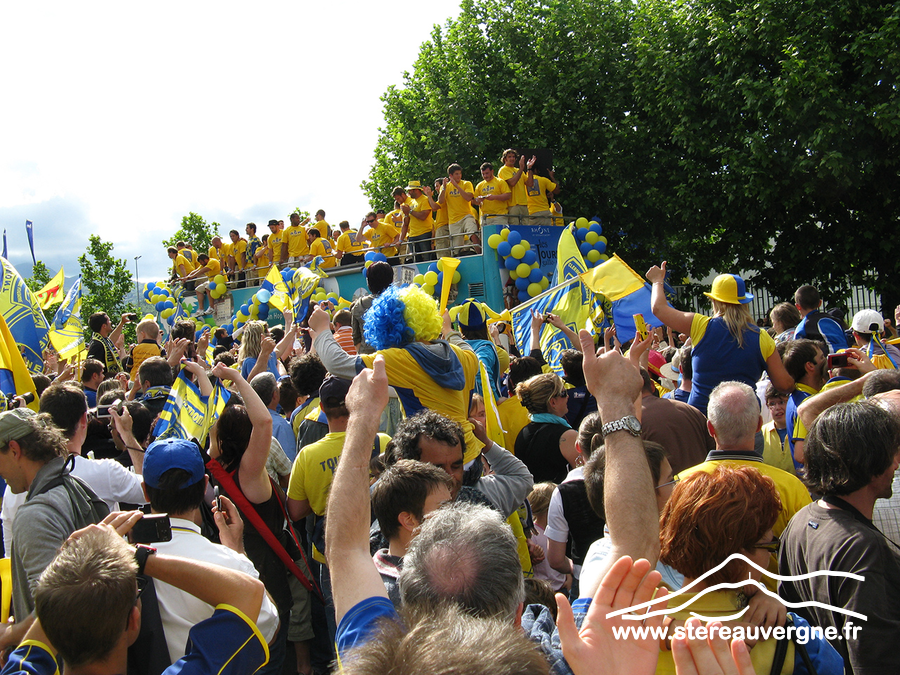 La foule en félicité